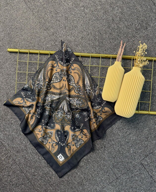 Naturel Pamuk İpek Eşarp-545658-Mocha Fısıltısı