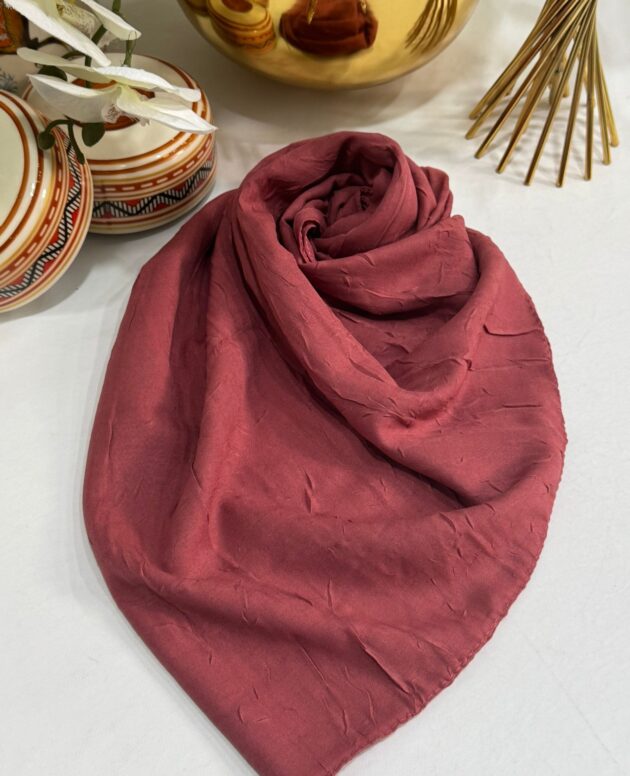 Organic Bambu Eşarp - Vişne