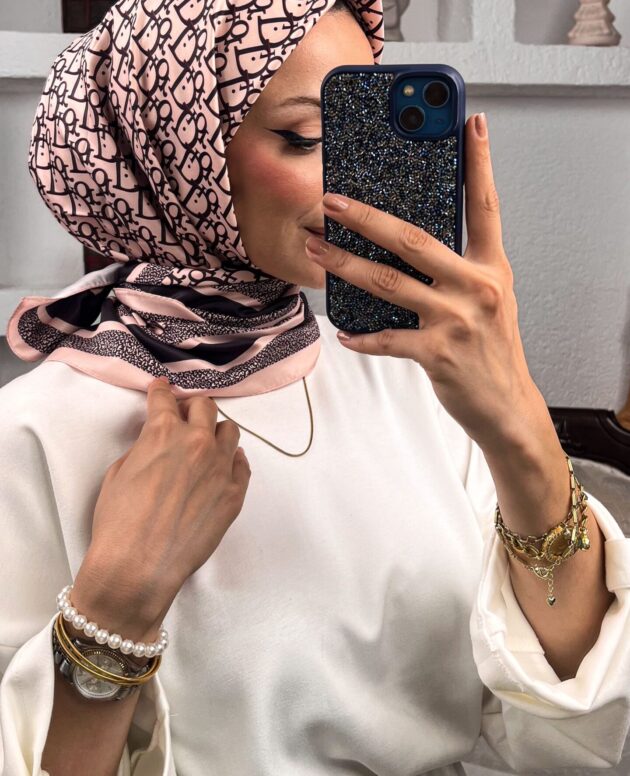 Dior Marka Eşarp Bordo