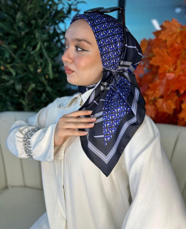 Burberry Vual İpek Eşarp-6203162-Saks