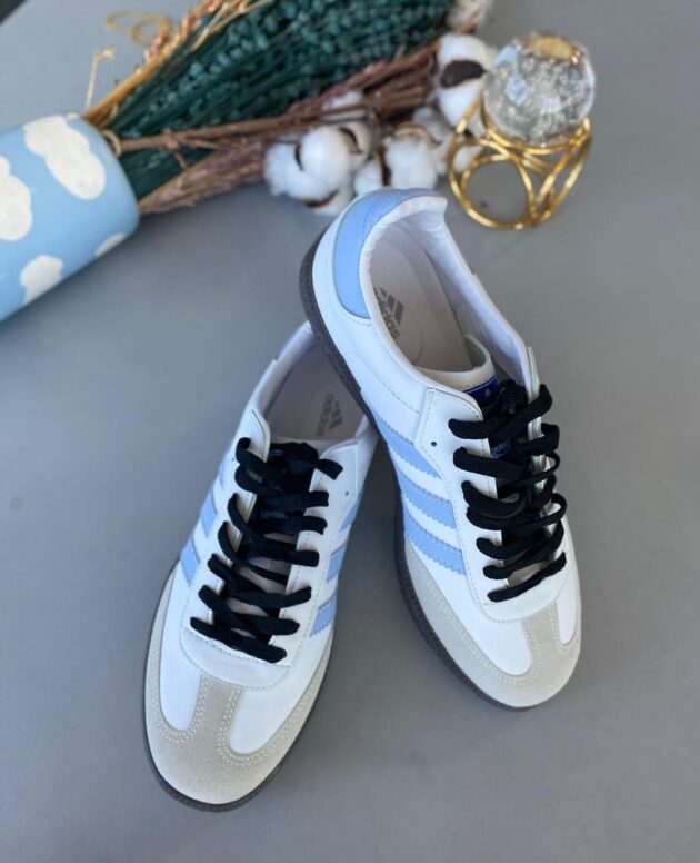 Adidas Samba Ayakkabı Mavi Kontrast - 40 Beden