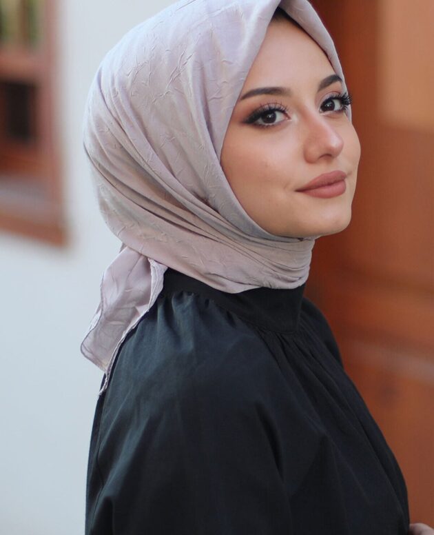 Organic Bambu Eşarp - Gri