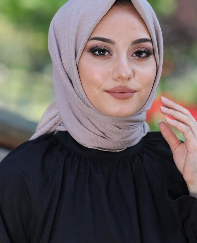 Organic Bambu Eşarp - Gri